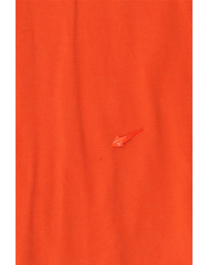 Camisa polo masculina NAPAPIJRI grande algodão laranja