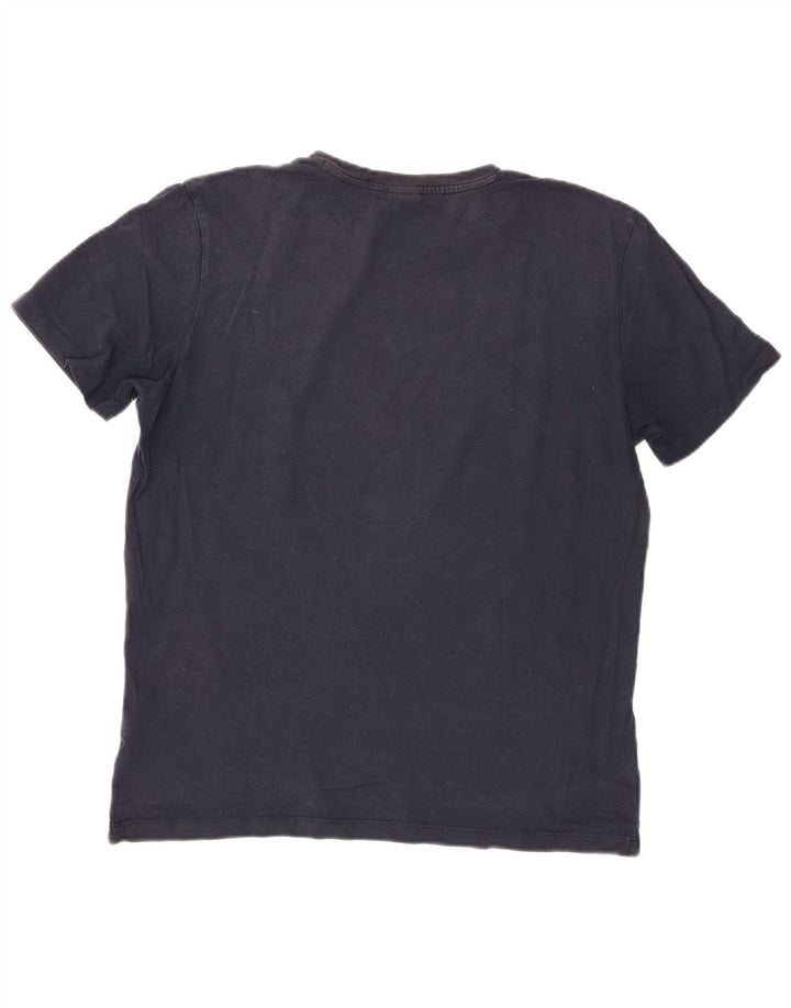 Camiseta masculina Hugo Boss grande azul marinho