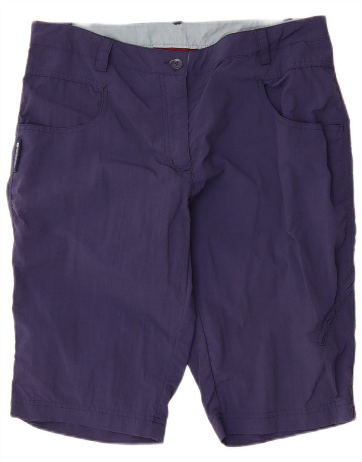 Shorts cargo feminino Mountain Warehouse UK 12 médio W32 azul marinho nylon