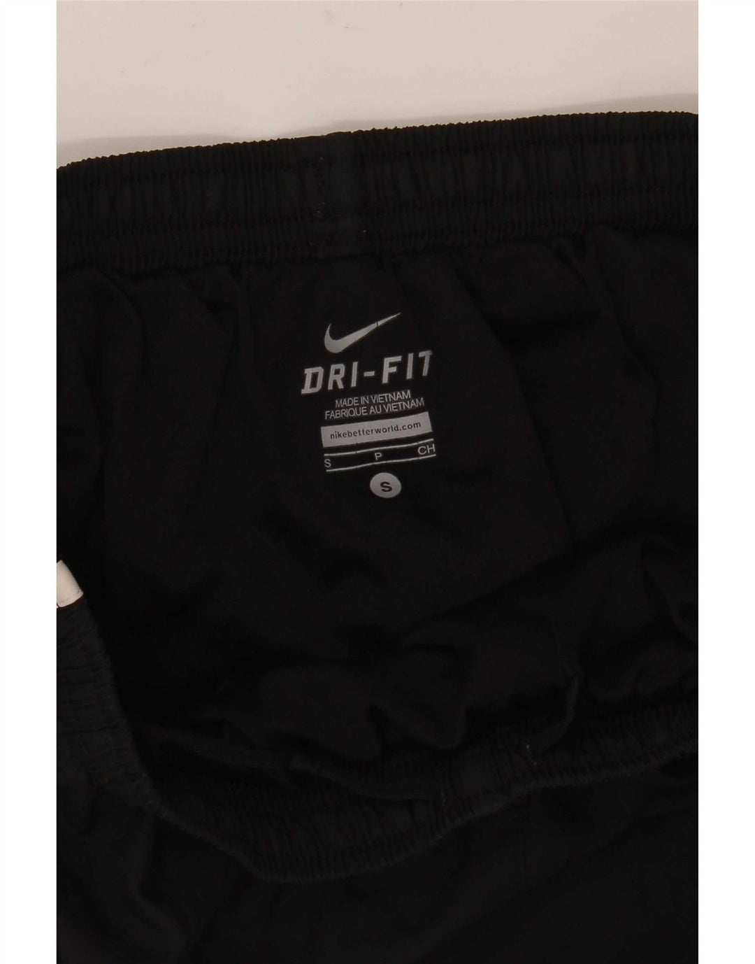 Nike Womens Dri Fit Sport Shorts UK 10 Pequeno Poliéster Preto