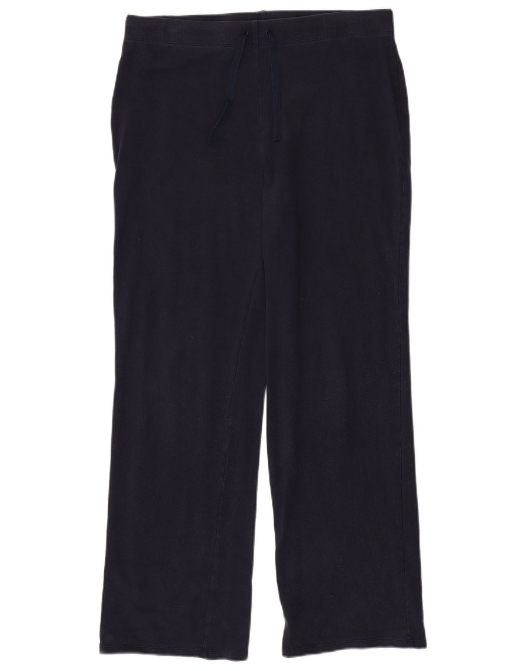 Calça de treino feminina MARKS & SPENCER Reino Unido 14 grande algodão azul marinho