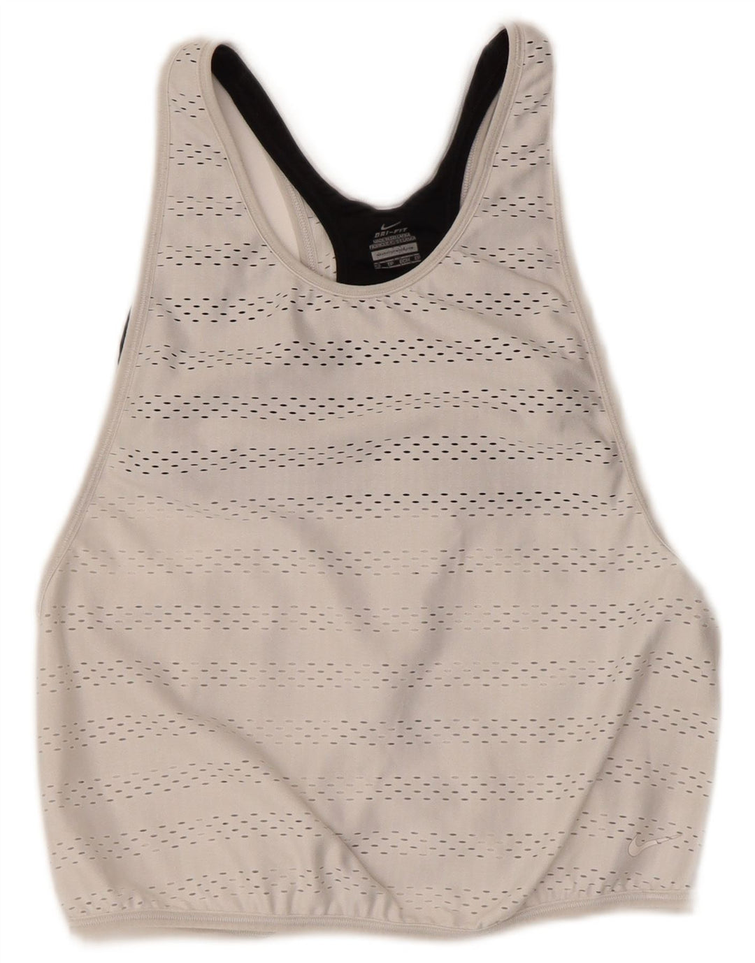 Nike Womens Dri Fit Vest Top UK 6 XS Branco