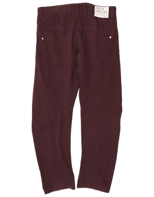 Jack & Jones Masculino Banana Straight Jeans W36 L31 Borgonha