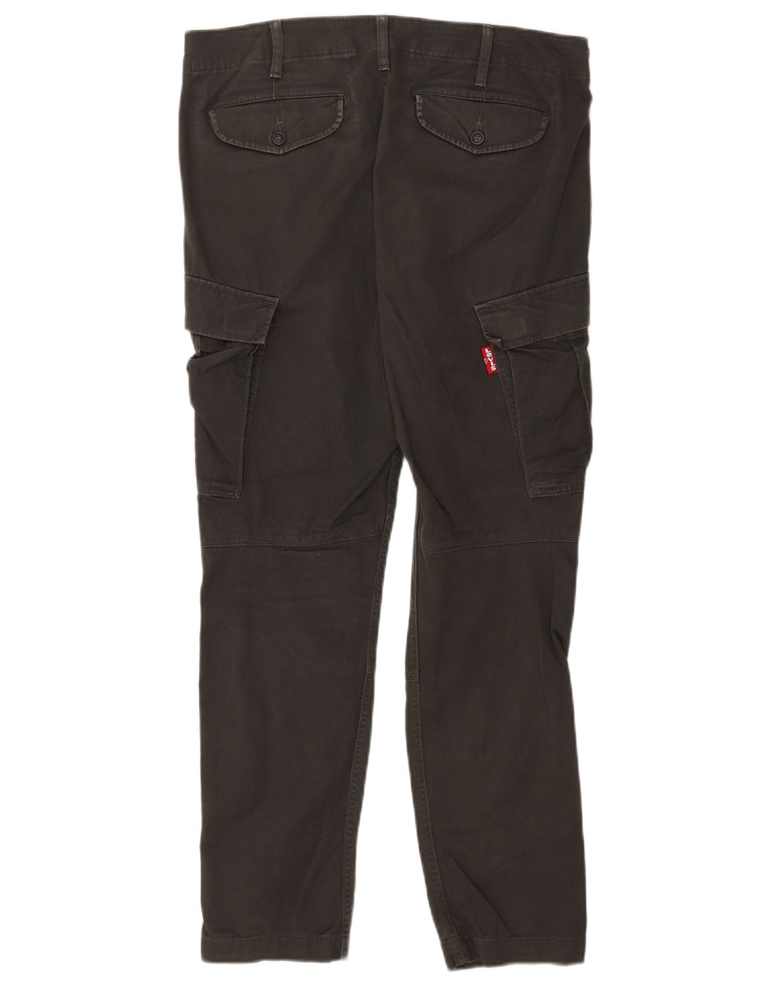 Calça cargo masculina Levi's média W32 L29 algodão cáqui