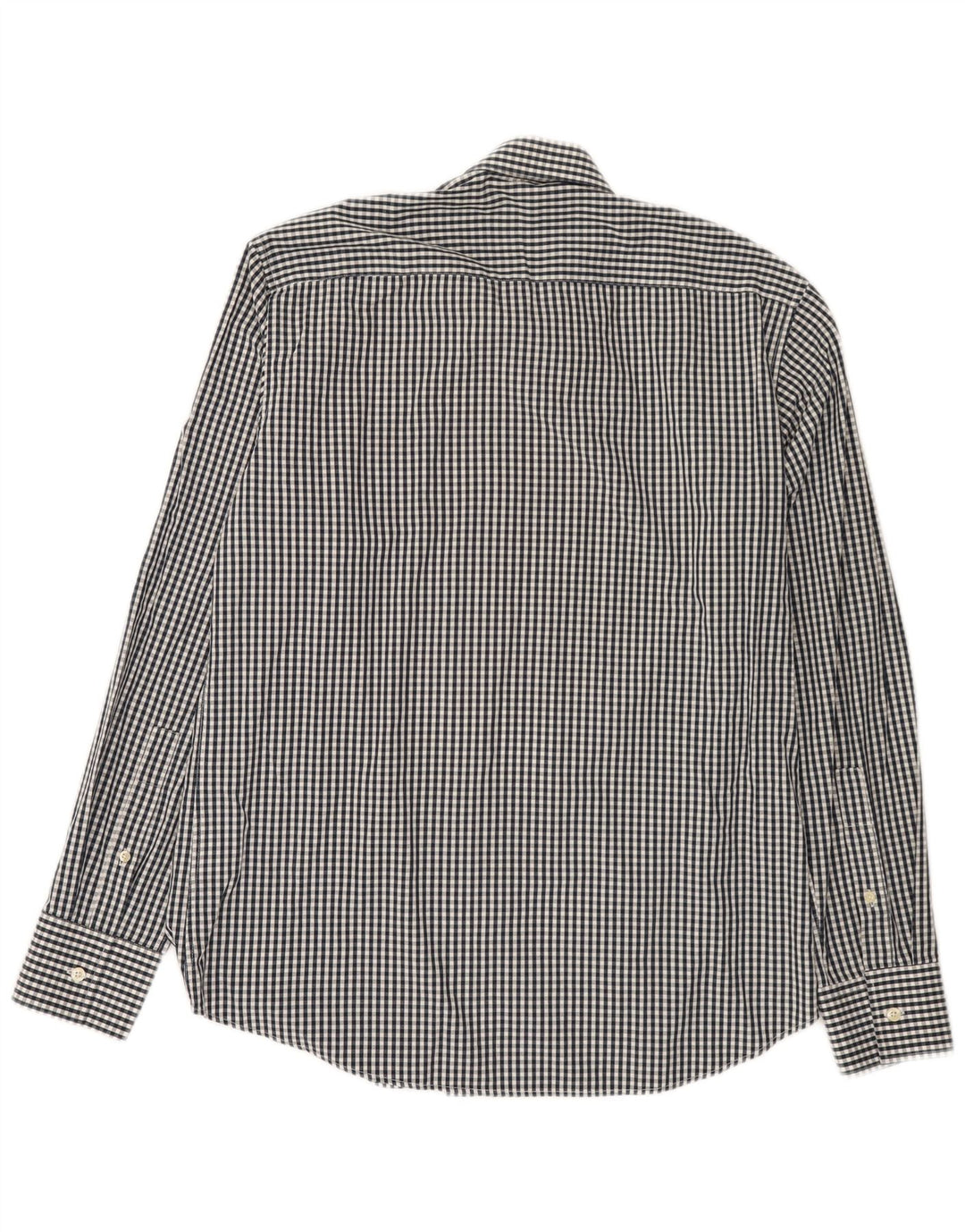 Camisa masculina de ajuste regular Henri Lloyd grande algodão preto guingão
