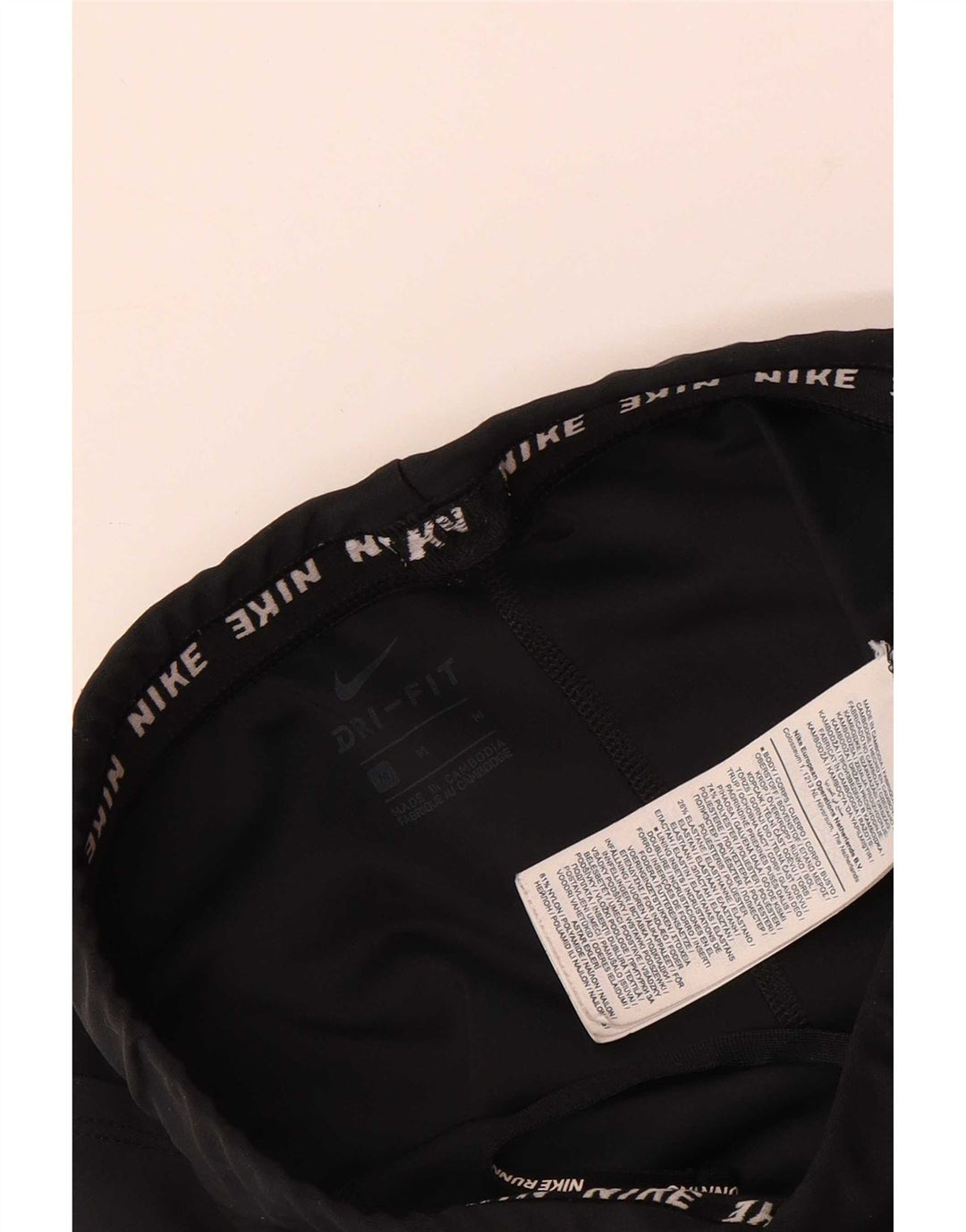 Leggings Nike Dri Fit Crop Femininas UK 12 Médio Preto Poliéster