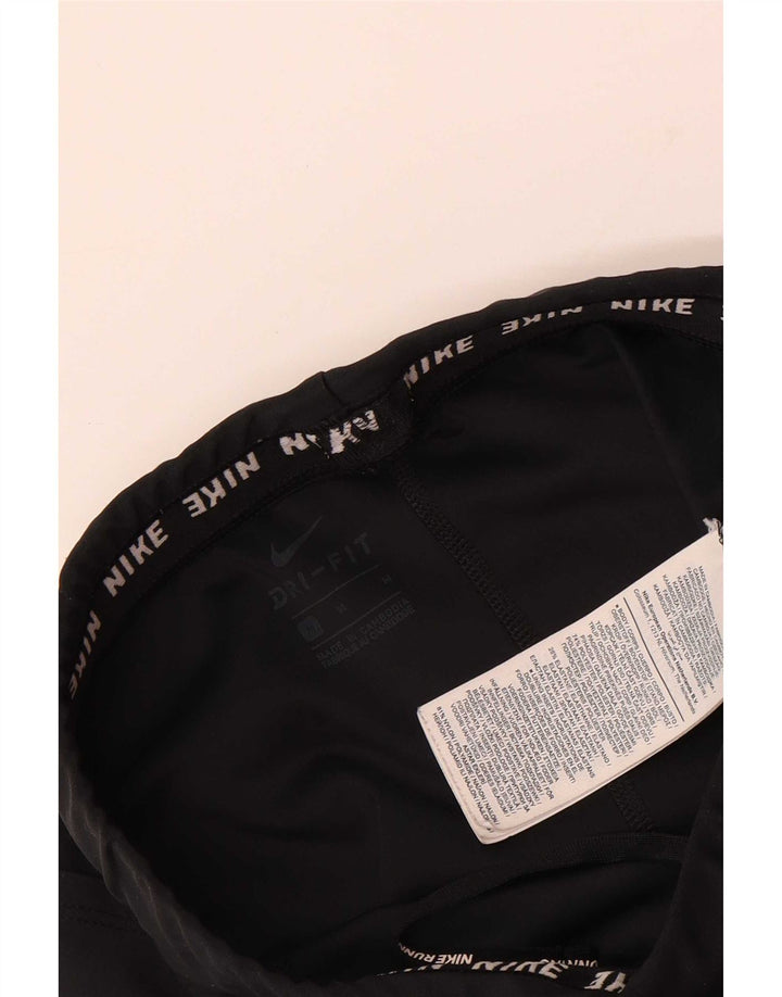 Leggings Nike Dri Fit Crop Femininas UK 12 Médio Preto Poliéster