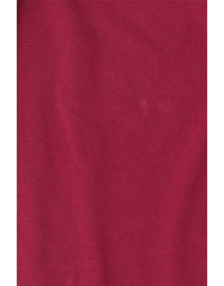Camisa polo masculina Kappa pequena algodão Borgonha