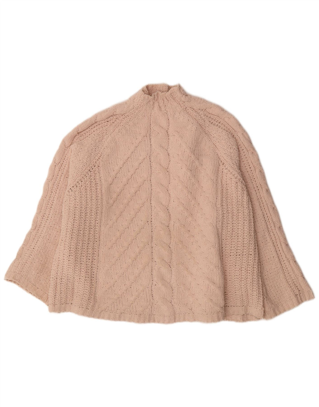 Suéter feminino Marks & Spencer com gola tartaruga grande tamanho Reino Unido 18 XL rosa