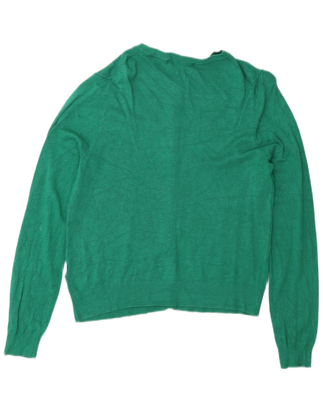 Suéter cardigã feminino Marks & Spencer UK 12 viscose verde médio
