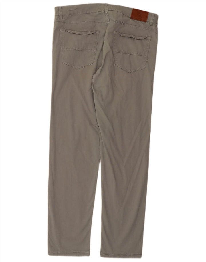Calça feminina casual slim Trussardi W37 L31 cinza
