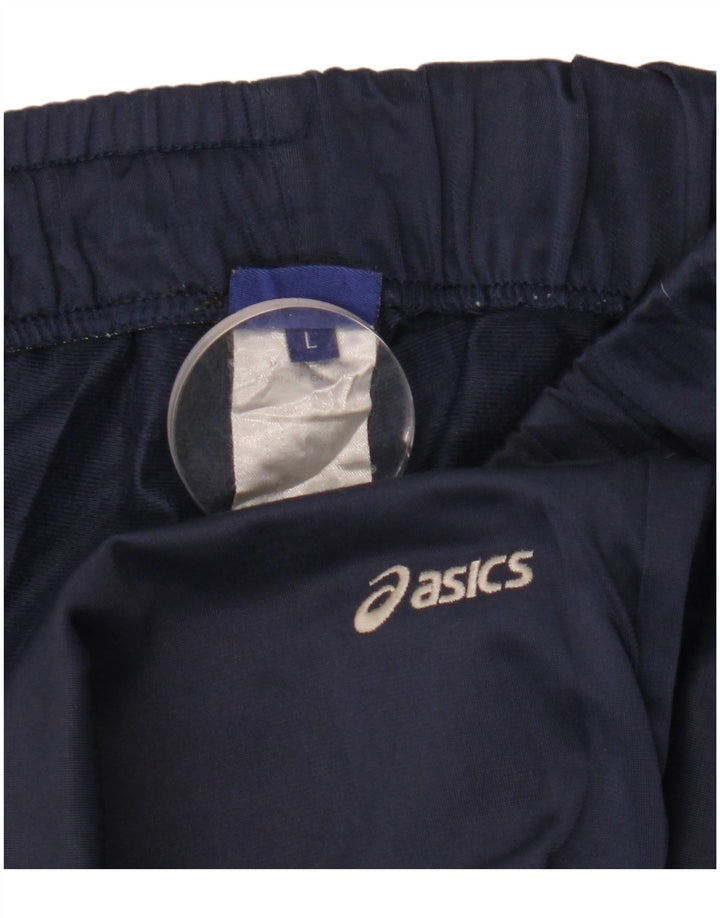 Calça de treino masculina ASICS grande azul marinho