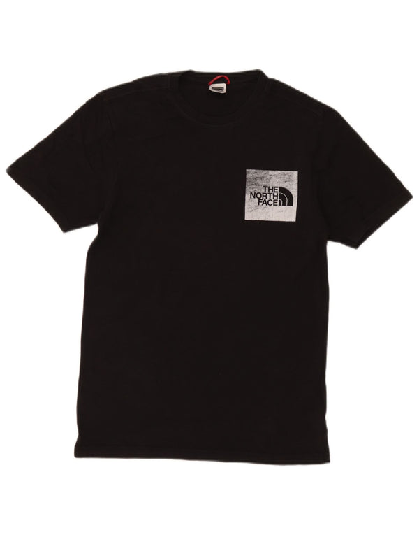 Camiseta gráfica masculina The North Face XS algodão preto