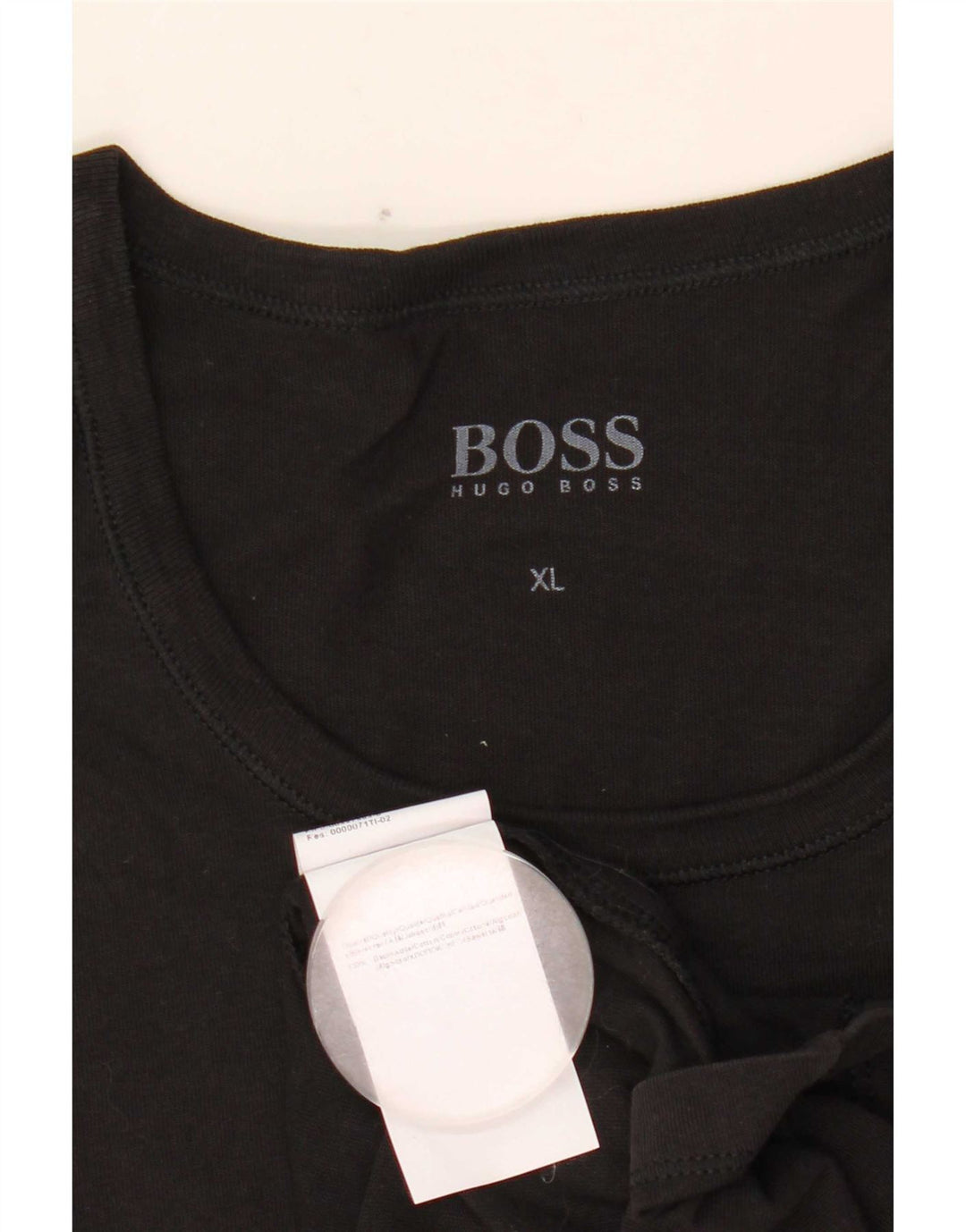 Camiseta masculina Hugo Boss Top XL algodão preto
