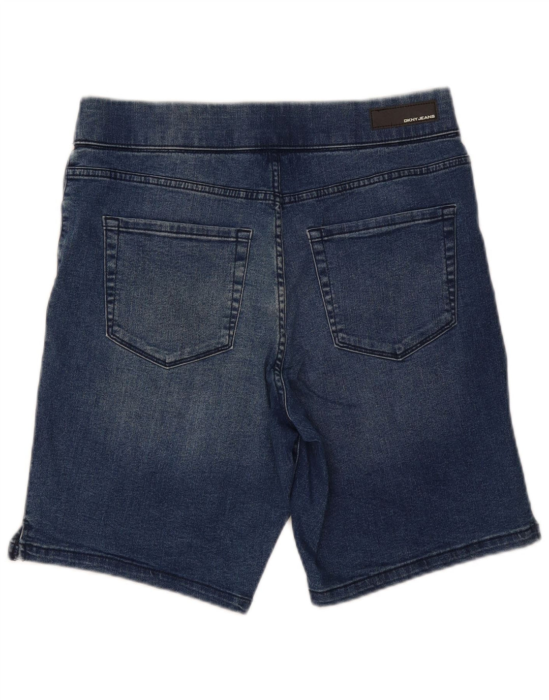 Shorts jeans feminino Dkny médio W30 algodão azul