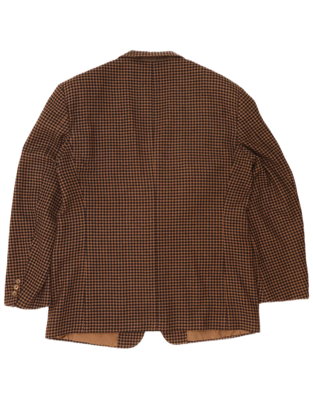 Jaqueta blazer masculina Corneliani com 2 botões IT 56 3XL marrom Houndstooth