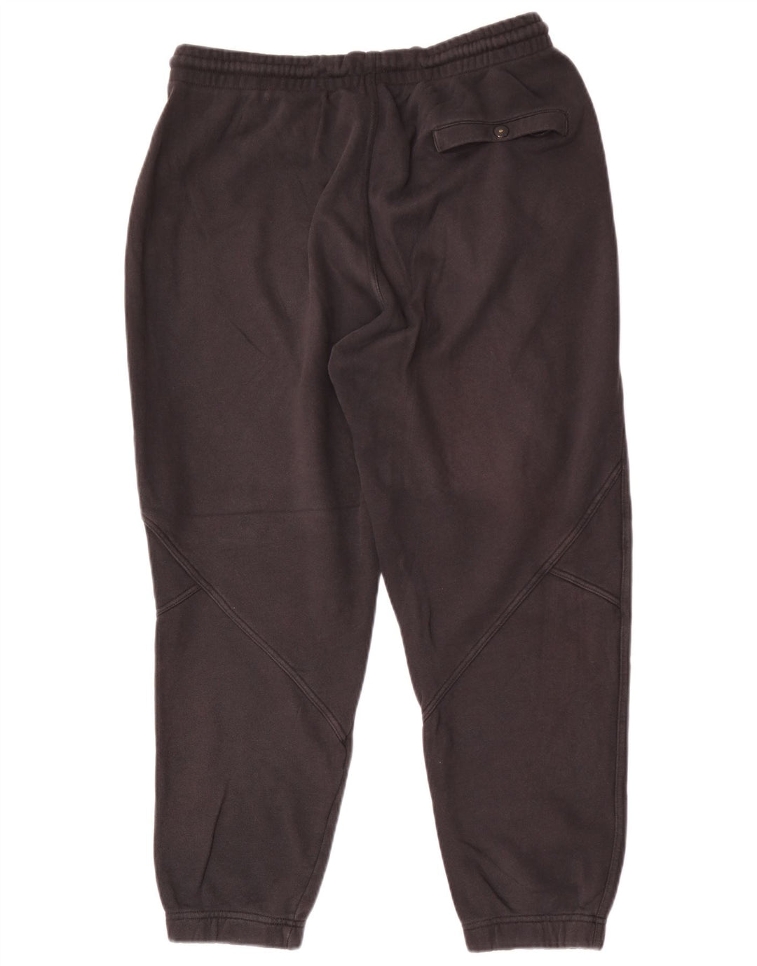 Calça de treino masculina Reebok Joggers grande algodão preto