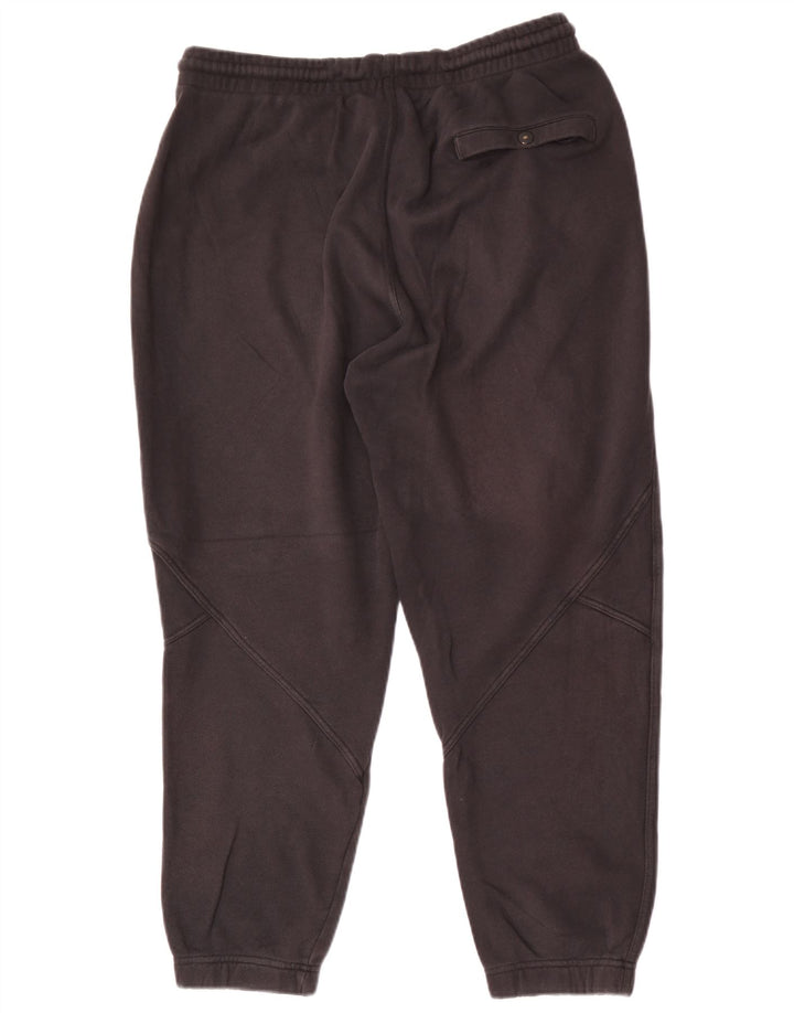 Calça de treino masculina Reebok Joggers grande algodão preto