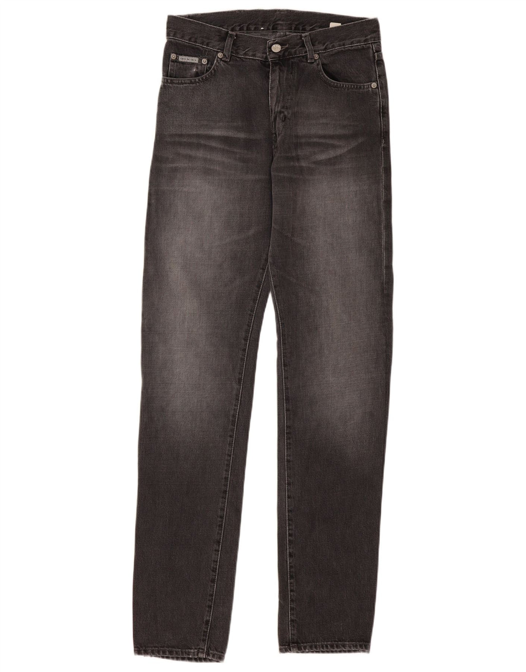 Calvin Klein Masculino Slim Jeans W29 L33 Cinza Algodão