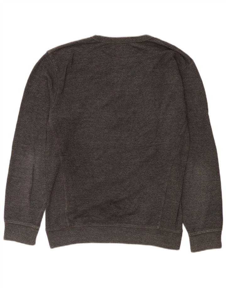 Zara Moletom Masculino Jumper Médio Cinza Algodão