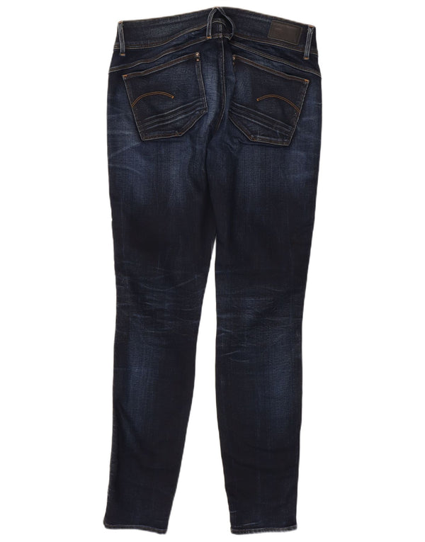 Jeans skinny feminino G-Star W30 L32 algodão azul marinho