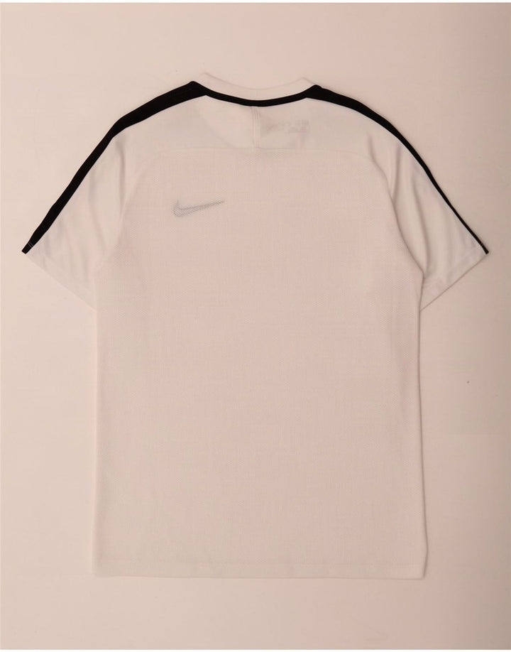 Camiseta masculina Nike Dri Fit Top médio branco colorblock