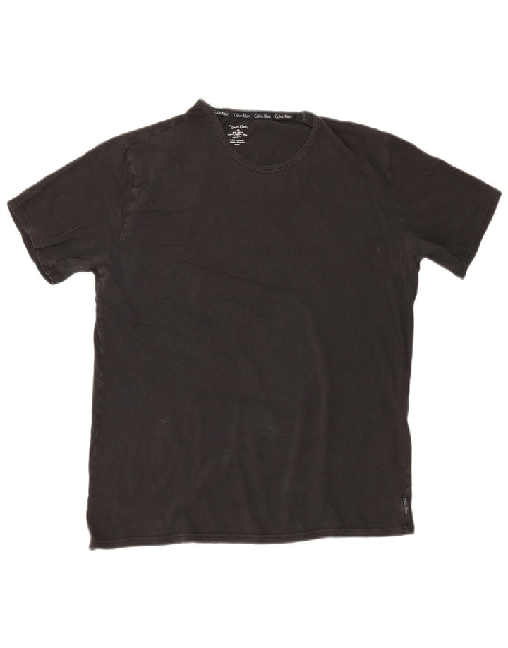 Calvin Klein Camiseta Feminina Top UK 16 Grande Preto