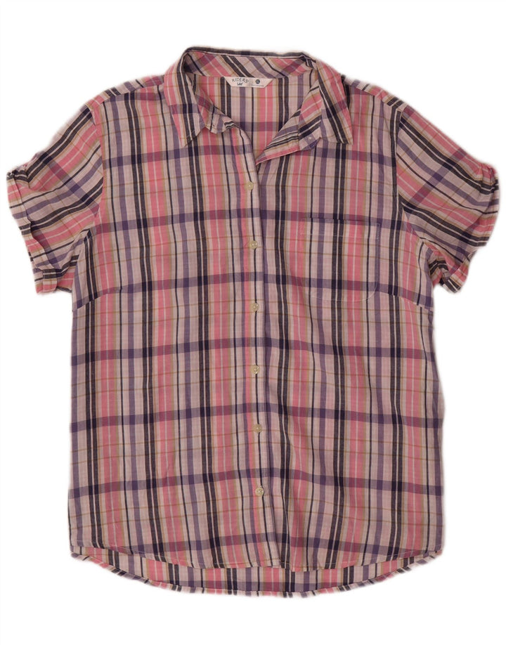LEE Womens Riders Camisa Oversized UK 18 XL Xadrez Multicolorido