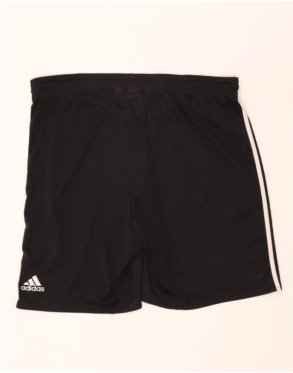 ADIDAS Mens Deutscher Fussball Bund Sport Shorts Grande Preto