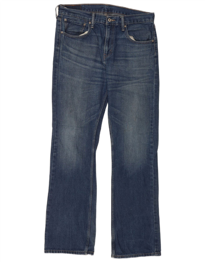 Levi's Masculino 527 Bootcut Jeans W34 L34 Azul Algodão