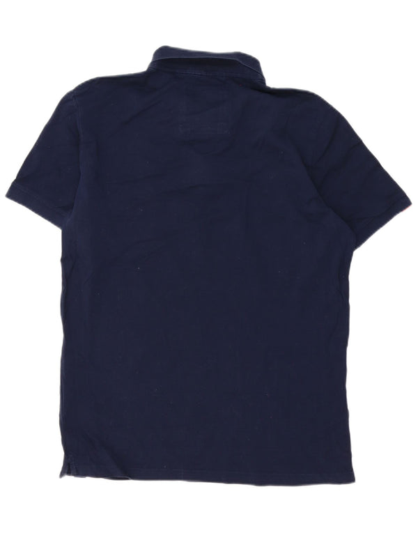 Camisa polo masculina Superdry XL azul marinho algodão