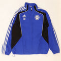 Adidas Mens Graphic Tracksuit Top Jacket UK 38/40 Medium Blue Colourblock