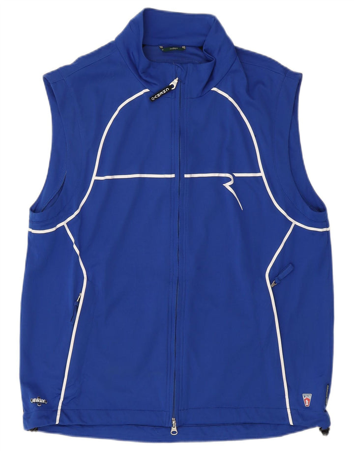 Jaqueta masculina de treino sem mangas Chervo IT 52 grande azul