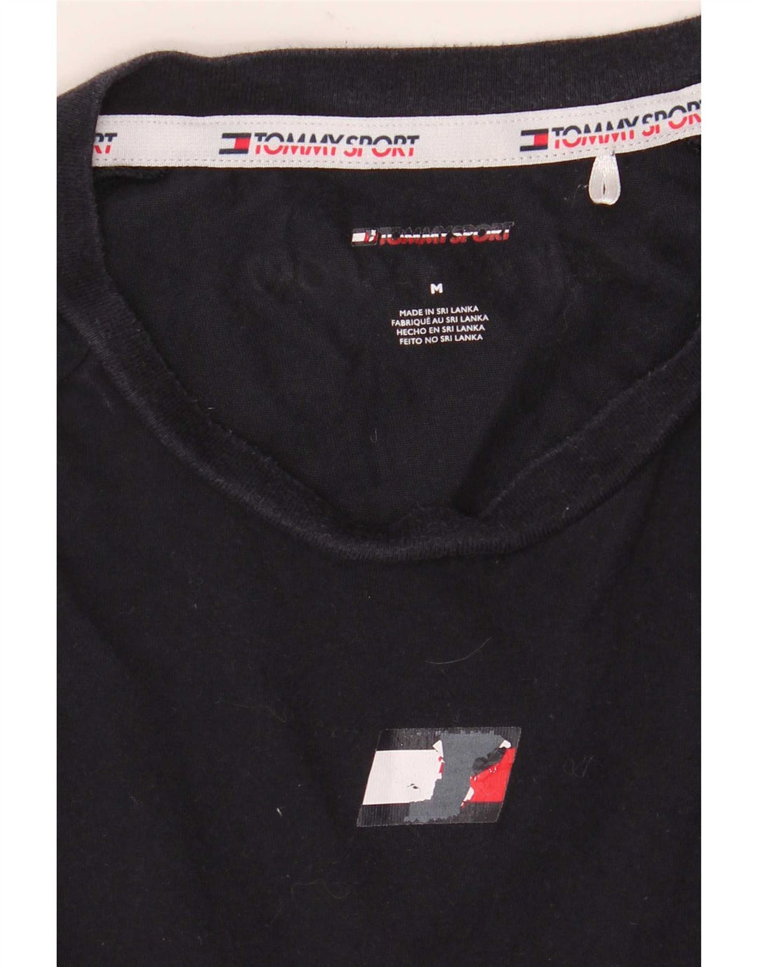 Camiseta masculina Tommy Hilfiger Top médio algodão azul marinho