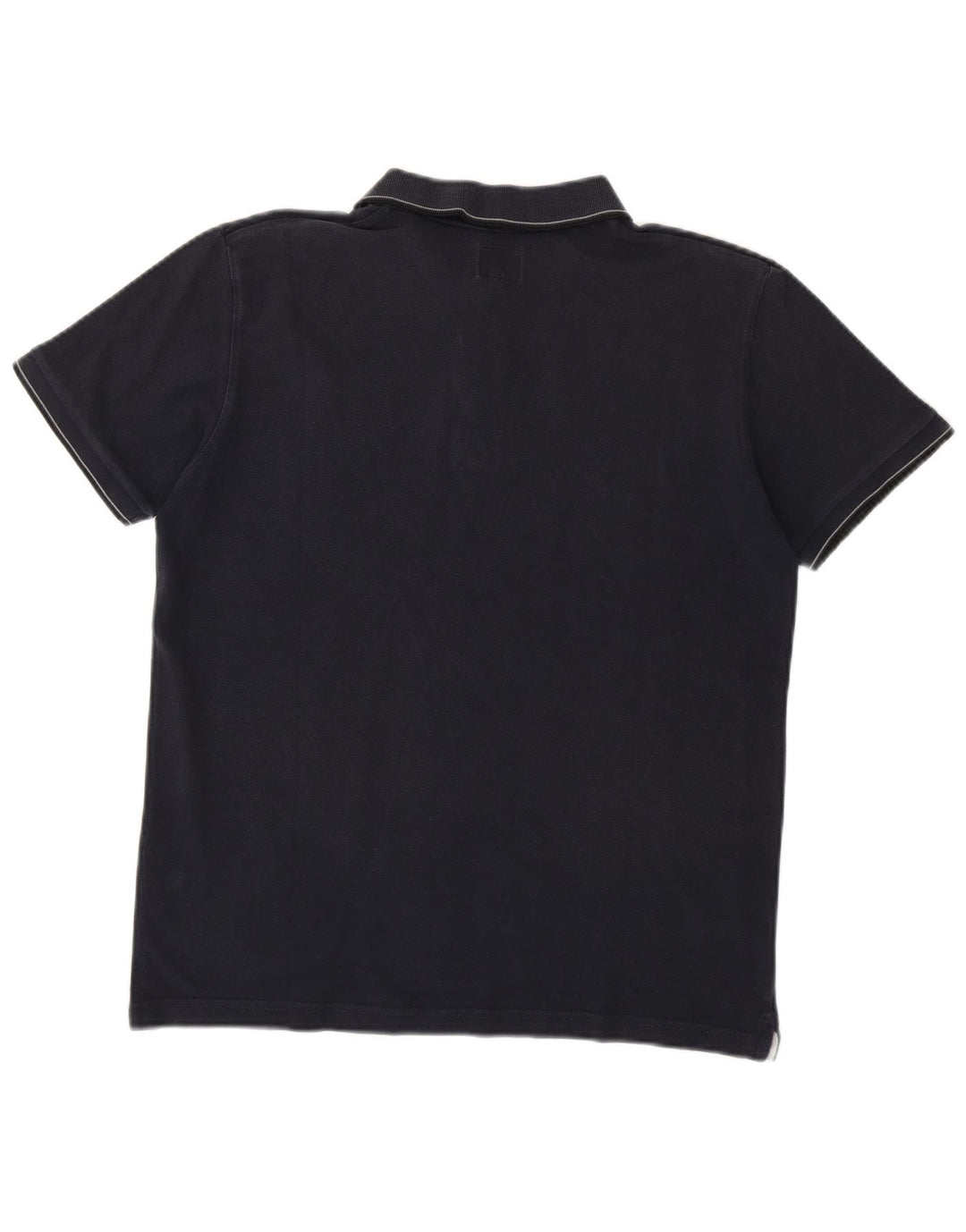 Camisa polo masculina LEE grande algodão azul marinho