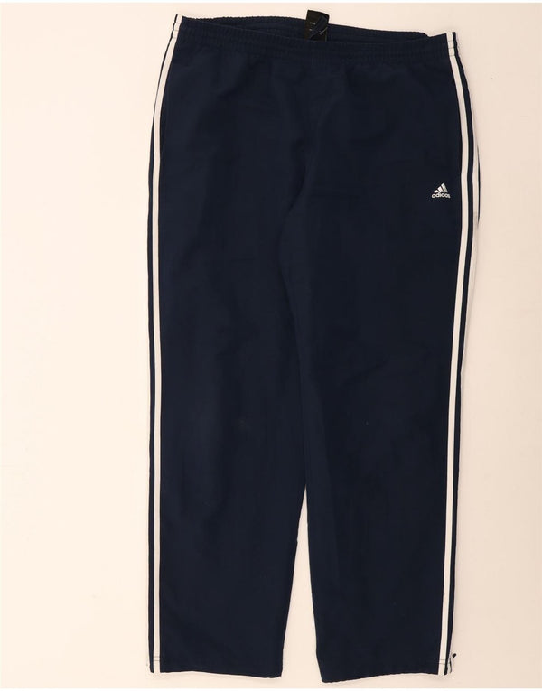 Calça Adidas Masculino Climalite XL Azul Marinho Poliéster
