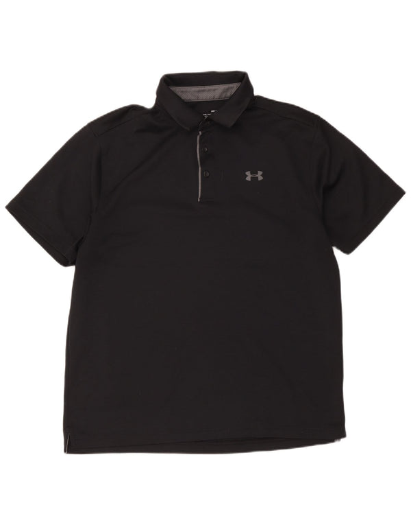 Camisa polo masculina Under Armour grande poliéster preto