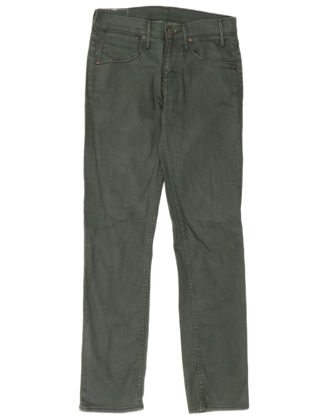 Calça jeans feminina Levi's 511 Slim W29 L32 algodão verde