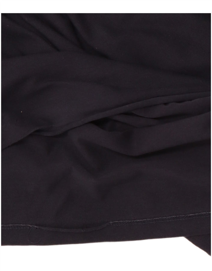 Zara Mens Slim Fit T-Shirt Top XL Azul Marinho