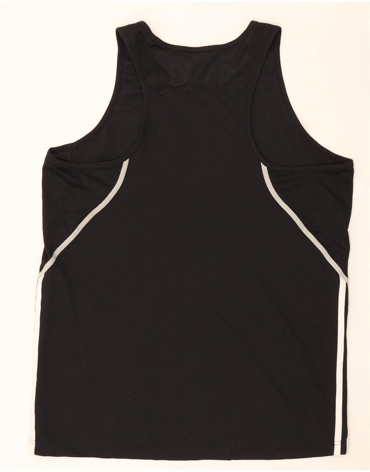 Adidas Mens Colete Top Médio Preto