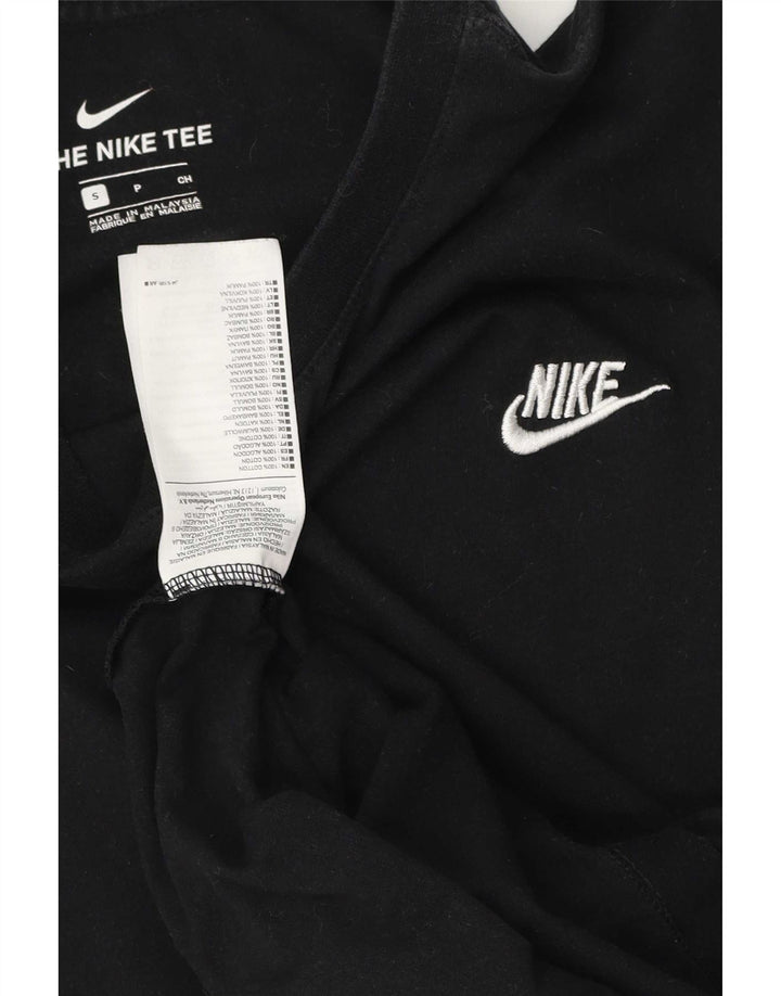 Camiseta masculina Nike Top pequeno algodão preto