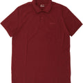 LOTTO Mens Polo Shirt 2XL Burgundy Cotton Vintage Lotto and Second-Hand Lotto from Messina Hembry 