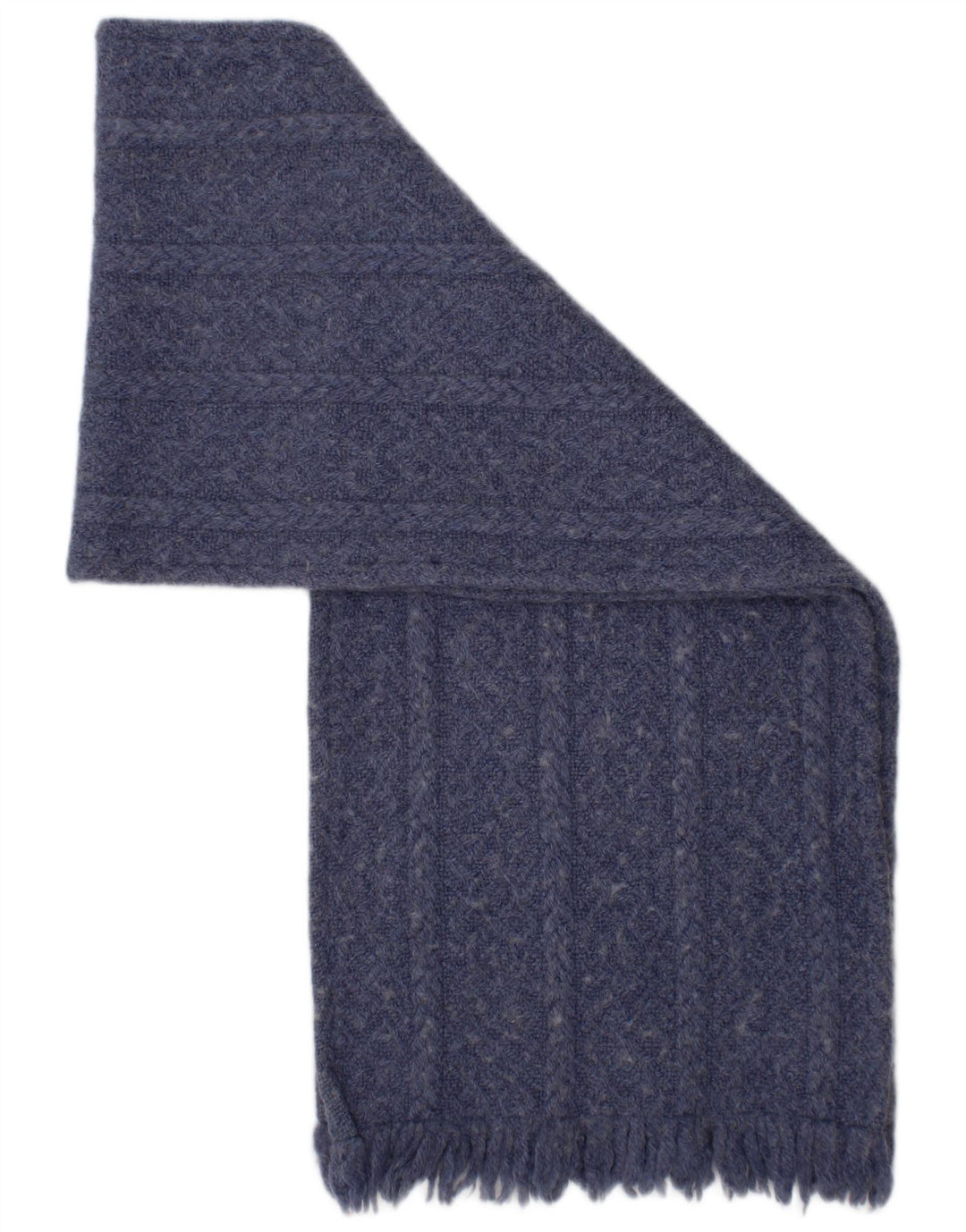 Lenço retangular de malha feminina Weave of The Irish, tamanho único, lã azul, inverno