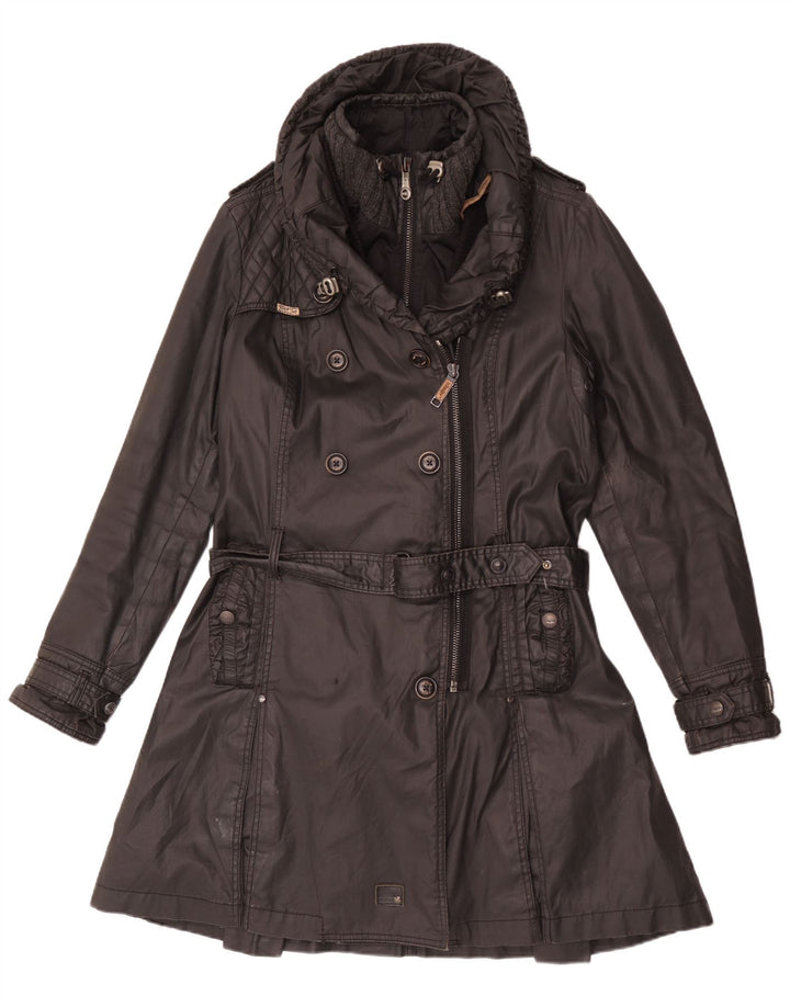 Casaco impermeável feminino KHUJO UK 18 XL poliéster preto