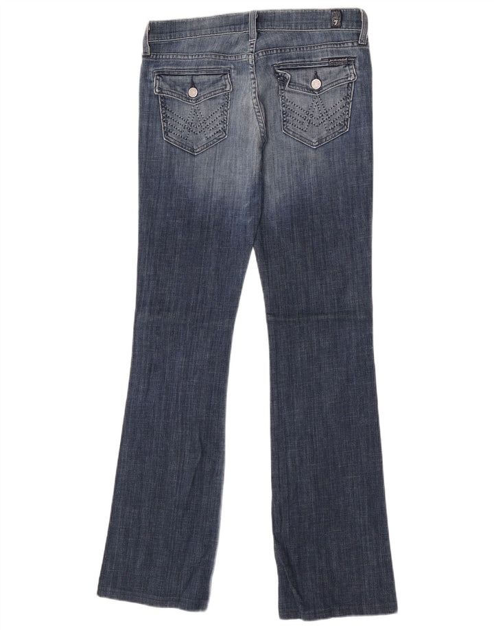 7 For All Mankind Jeans feminino bootcut W28 L33 algodão azul
