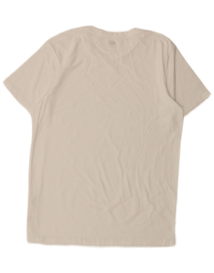 Camiseta masculina Levi's Top grande de algodão branco