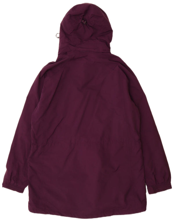 Capa de chuva feminina com capuz Mountain Warehouse UK 20 2XL nylon roxo