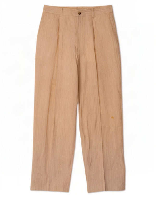 Calça Chino Cônica Masculina Maurizio Bonas W32 L32 Bege