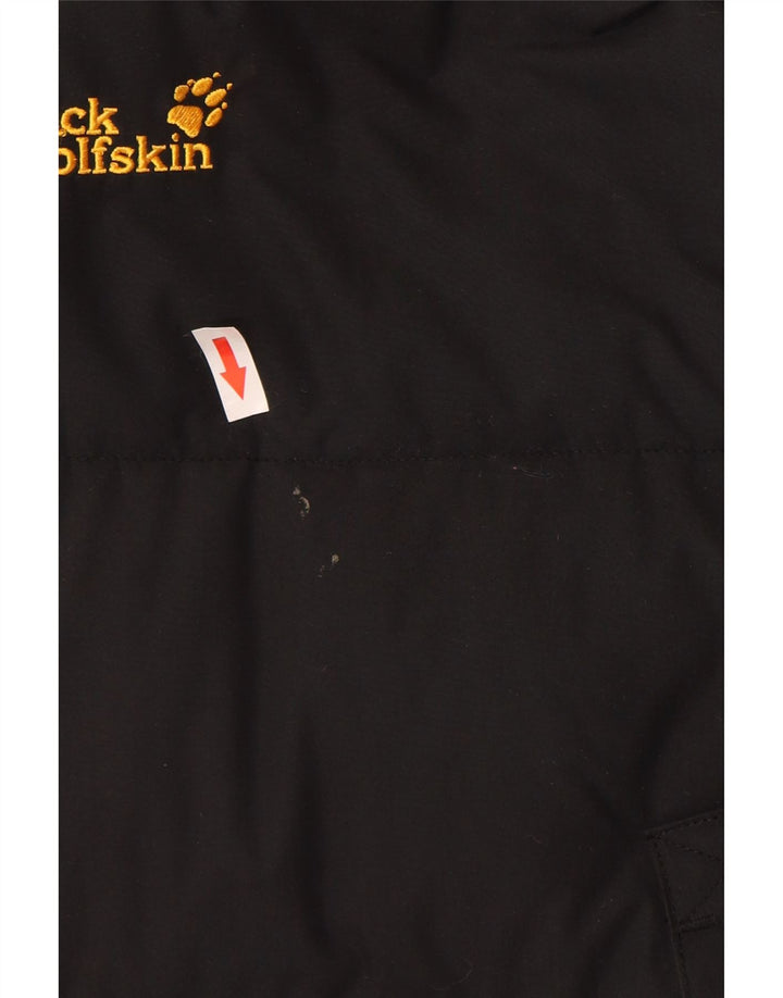 Colete acolchoado masculino Jack Wolfskin UK 42 XL poliéster preto