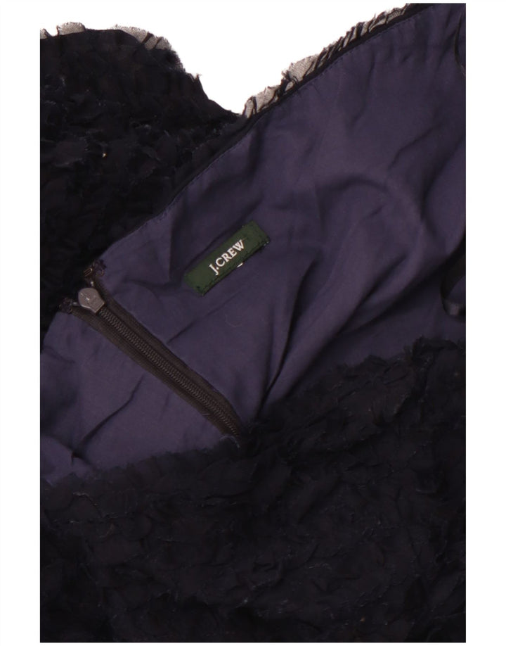 J. CREW Vestido sem alças feminino Reino Unido 12 Médio Azul Marinho